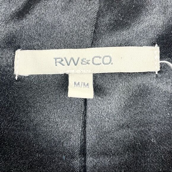 𝅺RW & Co Houndstooth Belted Wool Coat Size M - Picture 6 of 11